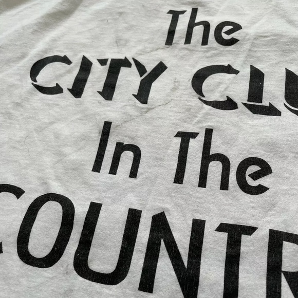 Men's Vintage 90's Hanes Country Club 33 East White Graphic T Shirt Tee Sz 2XL - Picture 7 of 7